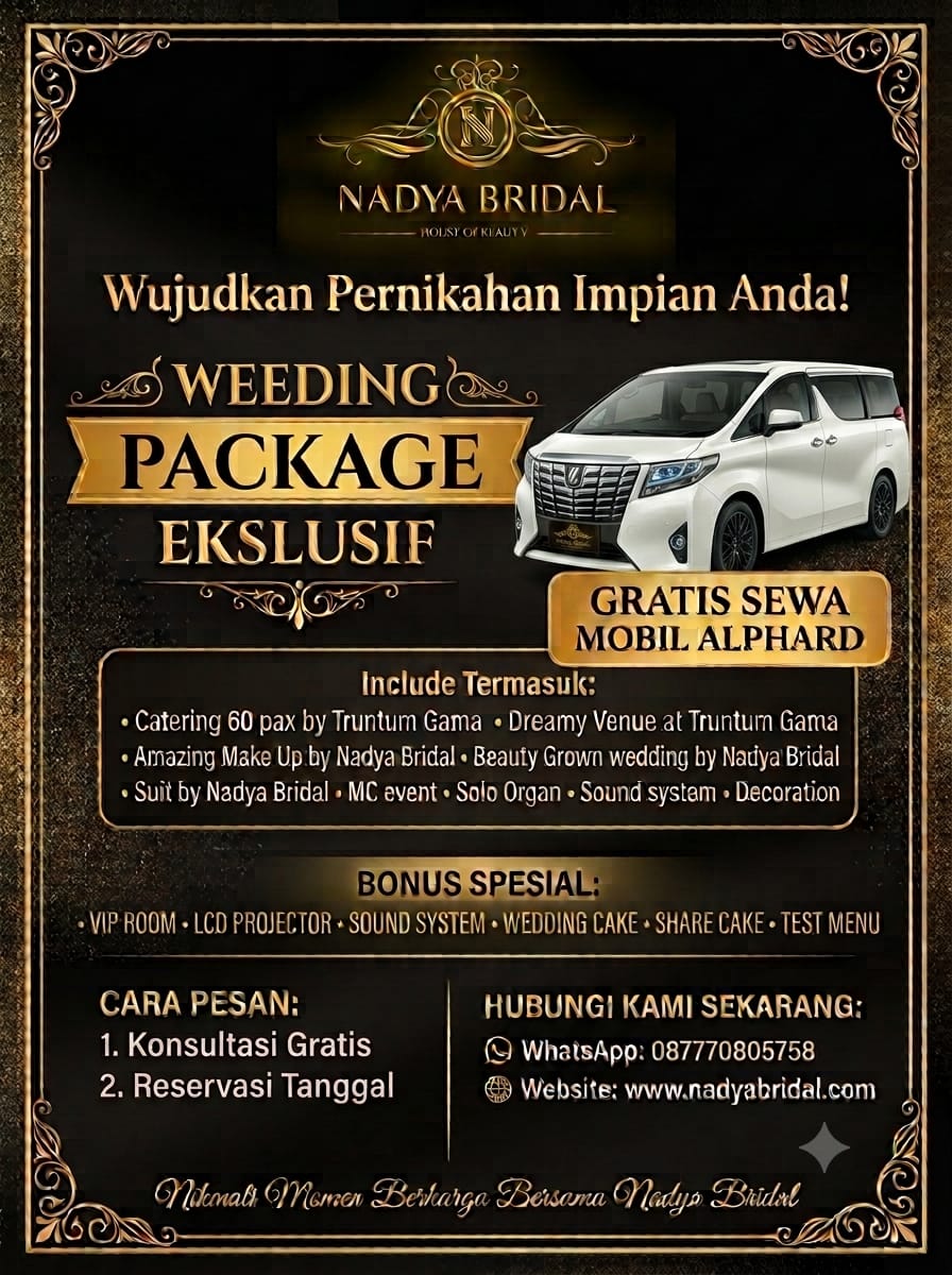 Paket Wedding Semarang 2026: Panduan Lengkap Harga, Venue Hotel & Tips Memilih