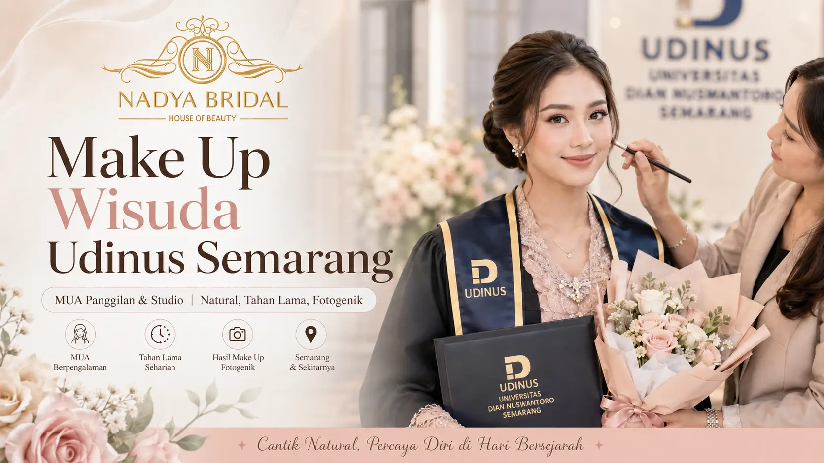 Make Up Wisuda Udinus Semarang