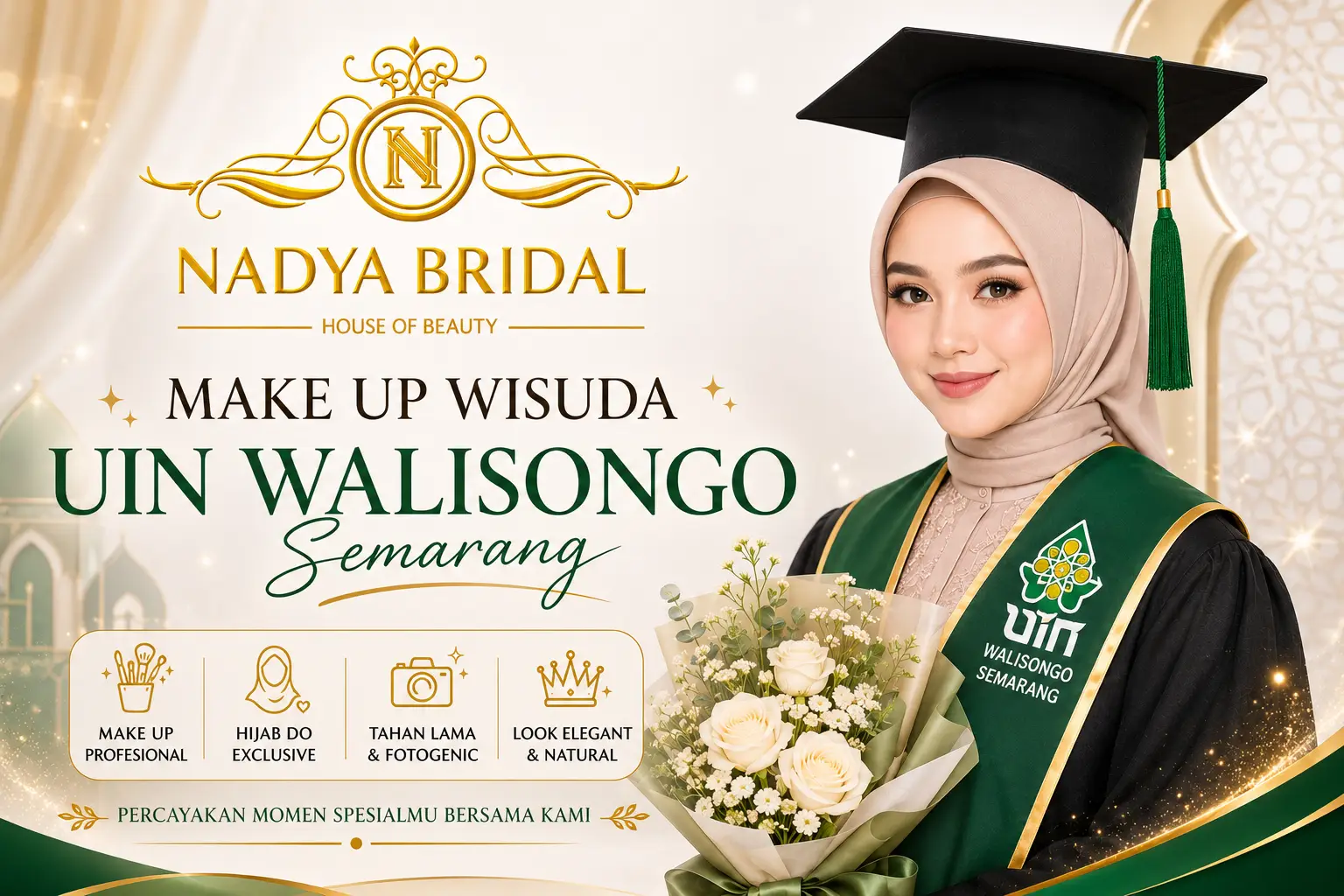 Make Up Wisuda UIN Walisongo Semarang